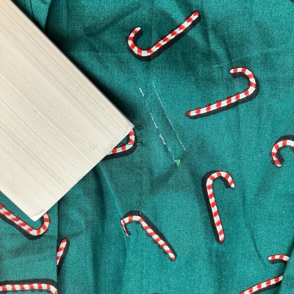 J Crew Boxers Mens M Green Cotton Candy Cane Christmas Holiday Underwear BT920 - Picture 11 of 13